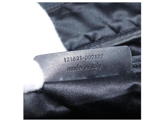 SAINT LAURENT Kahala Tote Bag Canvas Weiß Silber 121631 Auth YKZ178 - Ansicht 12