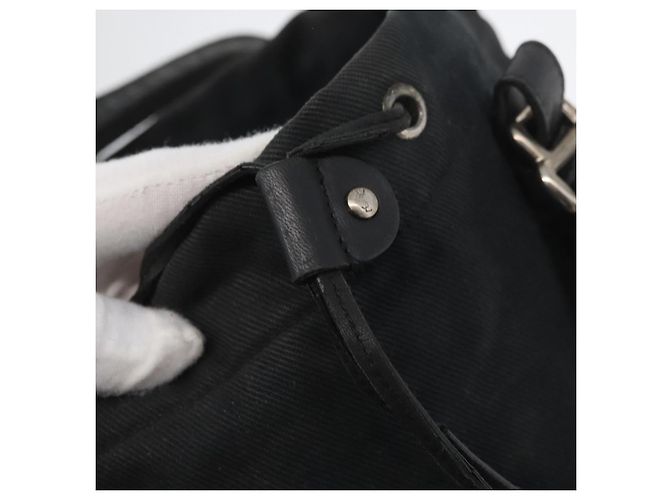 SAINT LAURENT Kahala Tote Bag Canvas Weiß Silber 121631 Auth YKZ178 - Ansicht 18