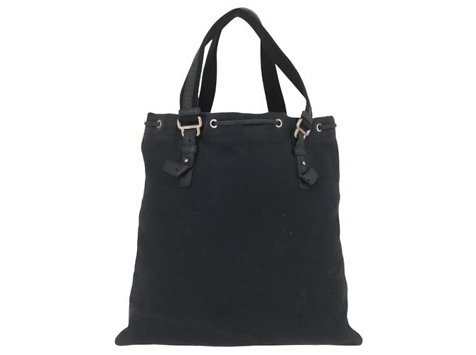 SAINT LAURENT Kahala Tote Bag Canvas Weiß Silber 121631 Auth YKZ178 - Ansicht 3