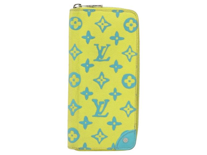 Cartera Vertical Zippy Playground LOUIS VUITTON Amarilla M82005 Auth YKZ1017V Amarillo - vista 13