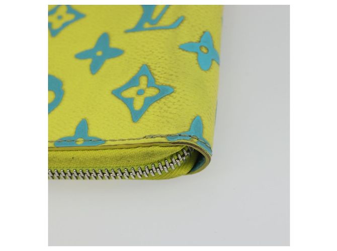 Cartera Vertical Zippy Playground LOUIS VUITTON Amarilla M82005 Auth YKZ1017V Amarillo - vista 15