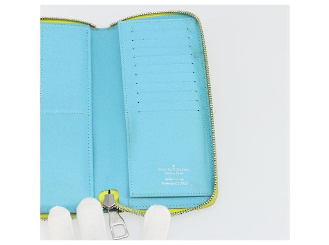 Cartera Vertical Zippy Playground LOUIS VUITTON Amarilla M82005 Auth YKZ1017V Amarillo - vista 17
