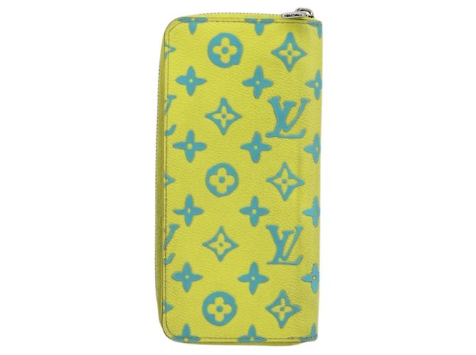 Cartera Vertical Zippy Playground LOUIS VUITTON Amarilla M82005 Auth YKZ1017V Amarillo - vista 2