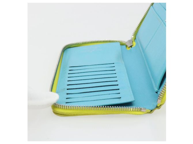 Cartera Vertical Zippy Playground LOUIS VUITTON Amarilla M82005 Auth YKZ1017V Amarillo - vista 20