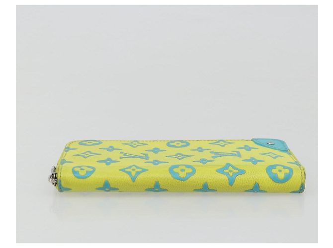 Cartera Vertical Zippy Playground LOUIS VUITTON Amarilla M82005 Auth YKZ1017V Amarillo - vista 4