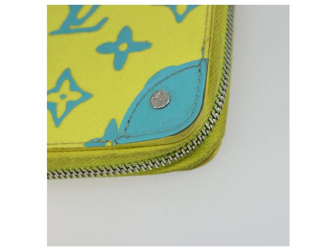 Cartera Vertical Zippy Playground LOUIS VUITTON Amarilla M82005 Auth YKZ1017V Amarillo - vista 7