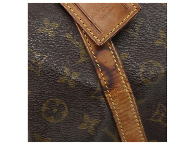 LOUIS VUITTON Borsa Boston Sac Souple 35 Monogram M41626 LV Auth AMZ421 Monogramma - vista 10