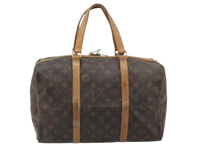 LOUIS VUITTON Borsa Boston Sac Souple 35 Monogram M41626 LV Auth AMZ421 Monogramma - vista 2