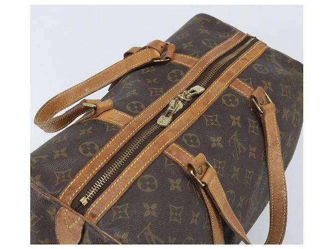 LOUIS VUITTON Borsa Boston Sac Souple 35 Monogram M41626 LV Auth AMZ421 Monogramma - vista 6