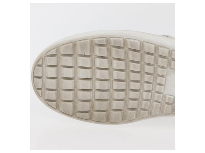 Salvatore Ferragamo Gancini Slipon Pelle 5 1/2 D Argento Auth 174632A - vista 26