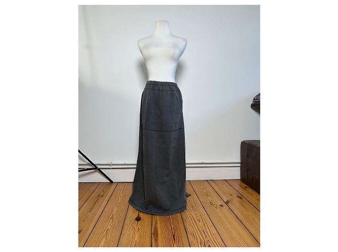 Vintage Issey Miyake Wollrock grau M - Ansicht 13