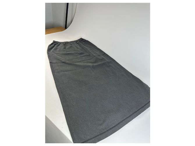 Vintage Issey Miyake Wollrock grau M - Ansicht 5