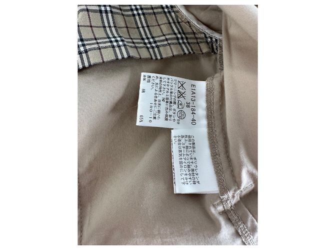 Trench coat Burberry Vintage Beige M - vista 11