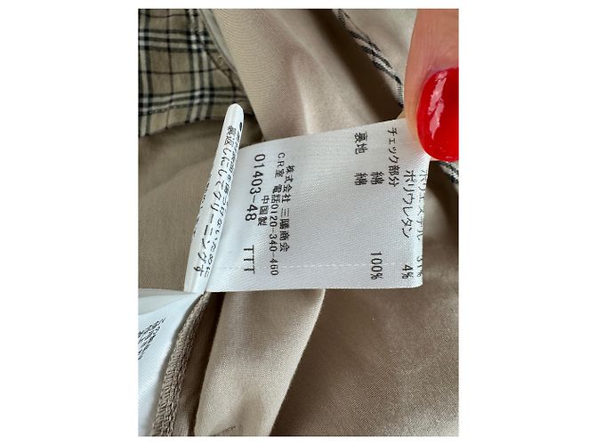 Trench coat Burberry Vintage Beige M - vista 13