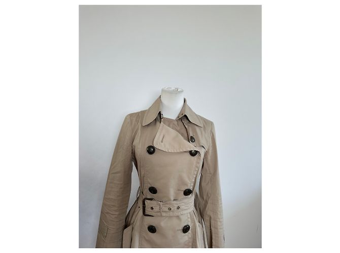 Trench coat Burberry Vintage Beige M - vista 14