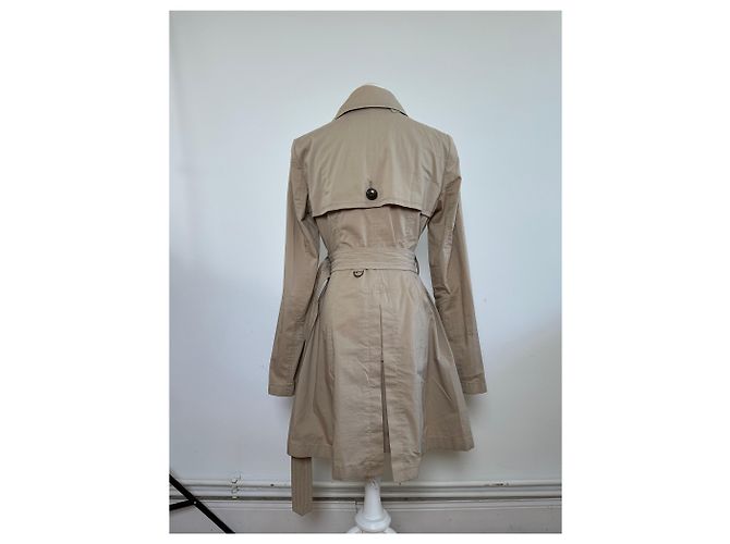 Trench coat Burberry Vintage Beige M - vista 4
