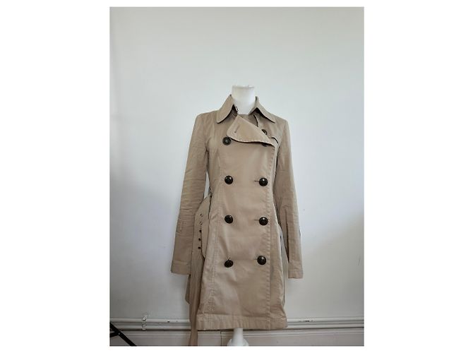 Trench coat Burberry Vintage Beige M - vista 7