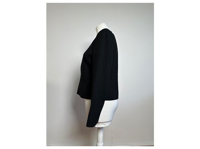 Chloé Vintage Givenchy Wool Blazer Short Coat Black M - view 2