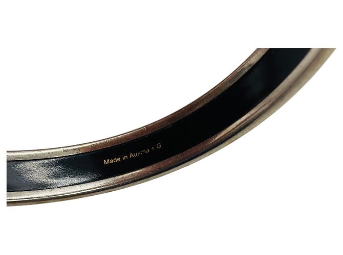 Hermès Hermes Cream Multi Printed Enamel Bangle Bracelet Multiple colors - view 7