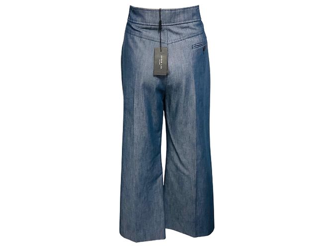 Jeans de mezclilla azul índigo de pierna ancha Derek Lam - vista 3