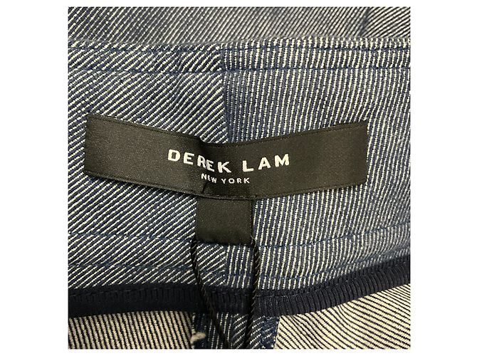 Jeans de mezclilla azul índigo de pierna ancha Derek Lam - vista 4