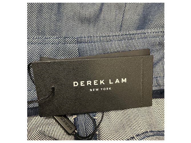 Jeans de mezclilla azul índigo de pierna ancha Derek Lam - vista 5