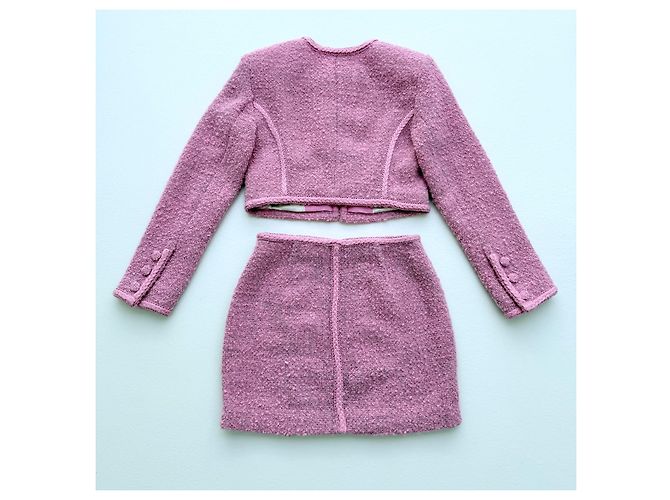 Conjunto de saia e blazer rosa Rotate - vista 3