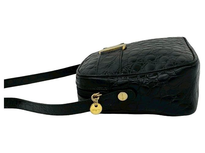 Borsa a Spalla in Pelle Vara di Salvatore Ferragamo Nero - vista 5