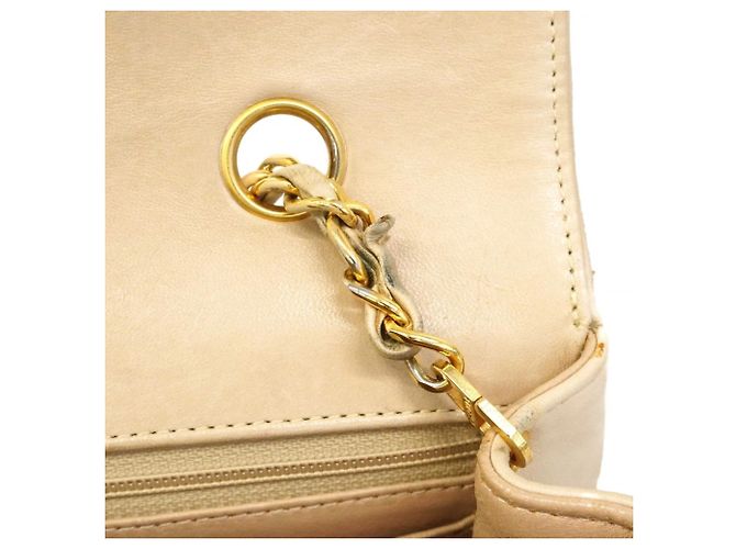 Borsa a Spalla Chanel Diana con Catena Beige - vista 10