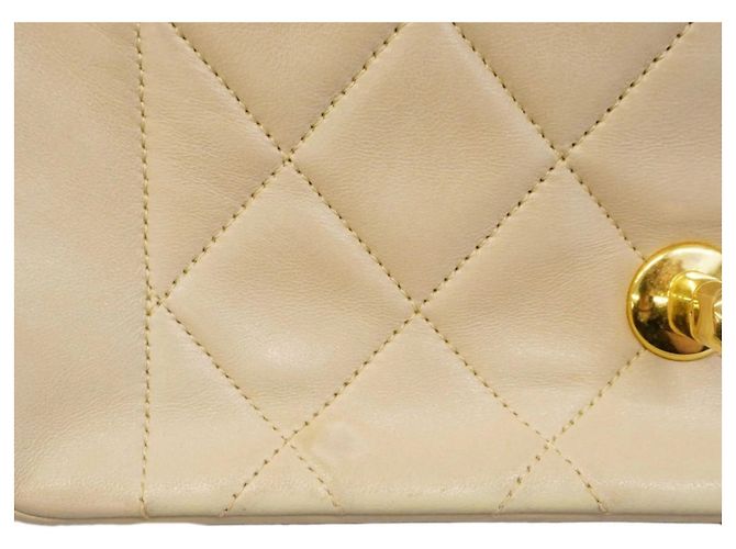 Borsa a Spalla Chanel Diana con Catena Beige - vista 12