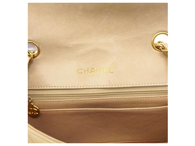 Borsa a Spalla Chanel Diana con Catena Beige - vista 5