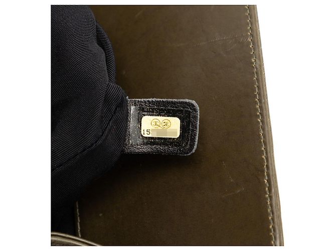 Chanel Coco Mark Jetsetter Boy Kettentasche Grün Khaki - Ansicht 6