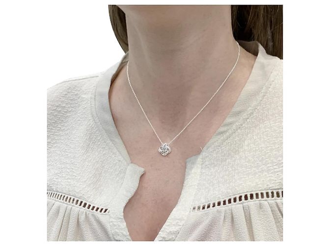 Collana Boucheron, "Ava Peonia", oro bianco, diamanti. - vista 6