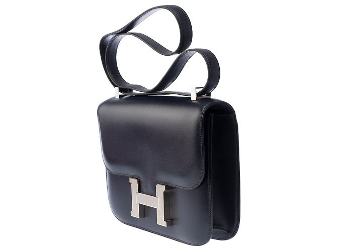 Hermès HERMES Constance Tasche aus marineblauem Leder - 103443 - Ansicht 4