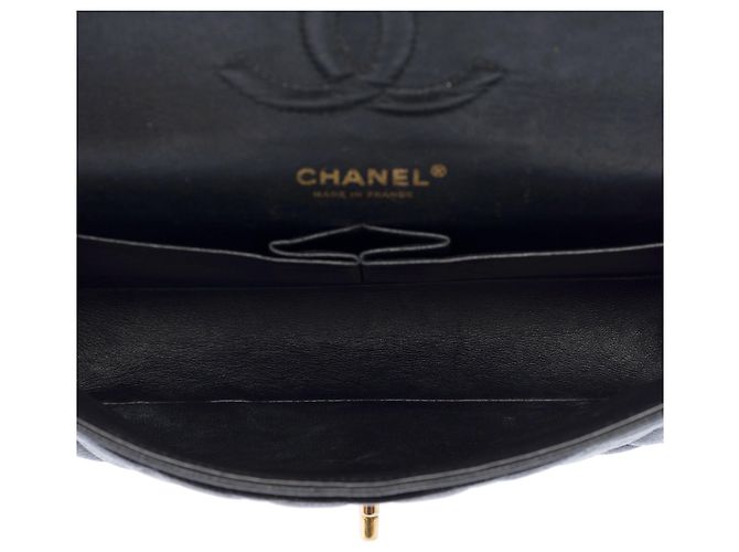 Bolsa CHANEL Timeless/Classique em Couro Preto - 103437 - vista 9