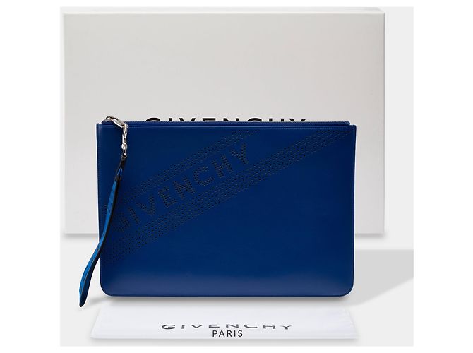 Borsa in Pelle Blu GIVENCHY - 103434 - vista 2