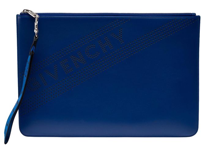 Borsa in Pelle Blu GIVENCHY - 103434 - vista 3
