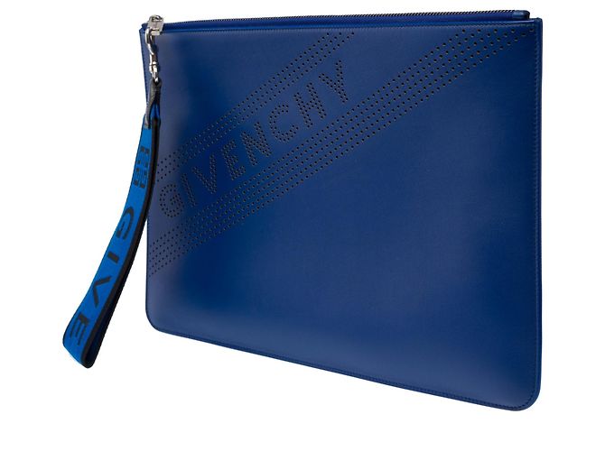 Borsa in Pelle Blu GIVENCHY - 103434 - vista 5