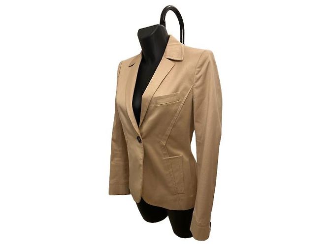 Blazer de algodón beige Gucci - vista 2