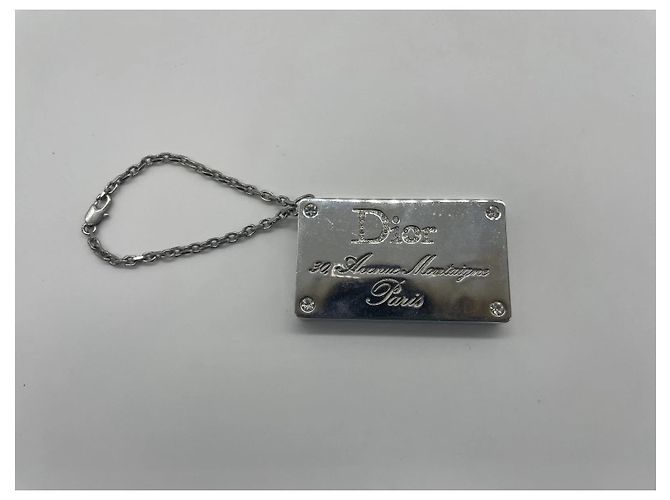 Charm per borsa Dior in acciaio argento - vista 2