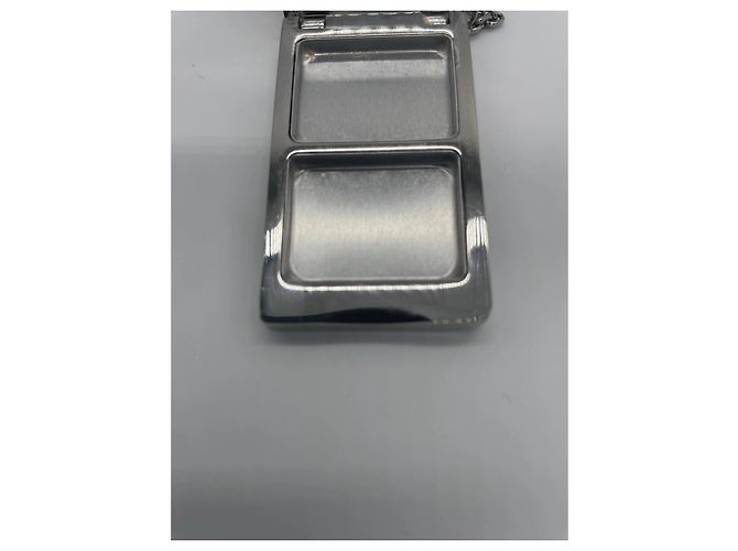 Charm per borsa Dior in acciaio argento - vista 4