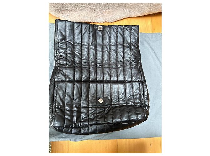 Borsa Hobo Balenciaga Monaco Chain Medium in pelle nera Nero - vista 2
