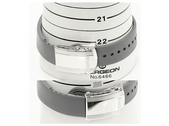 Oris Aquis Date RelieF aus Edelstahl Braun - Ansicht 5