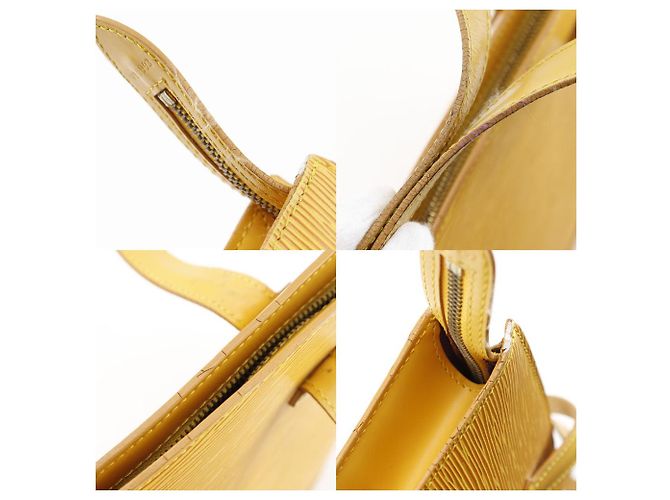 Borsa a mano Saint Jacques Epi Louis Vuitton Giallo - vista 15