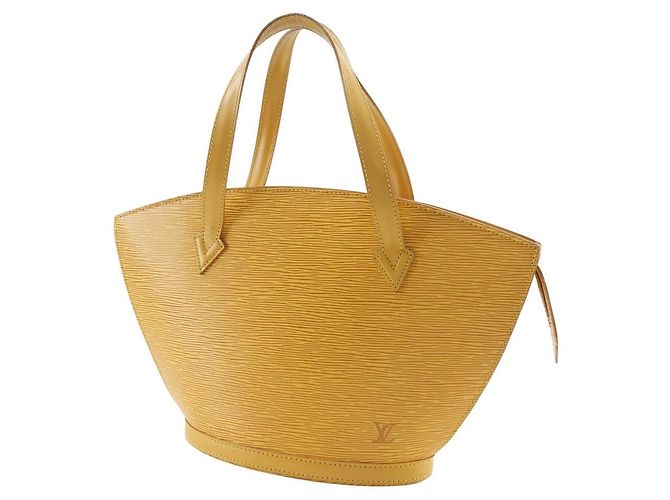 Borsa a mano Saint Jacques Epi Louis Vuitton Giallo - vista 2