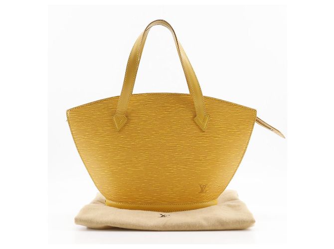 Borsa a mano Saint Jacques Epi Louis Vuitton Giallo - vista 20