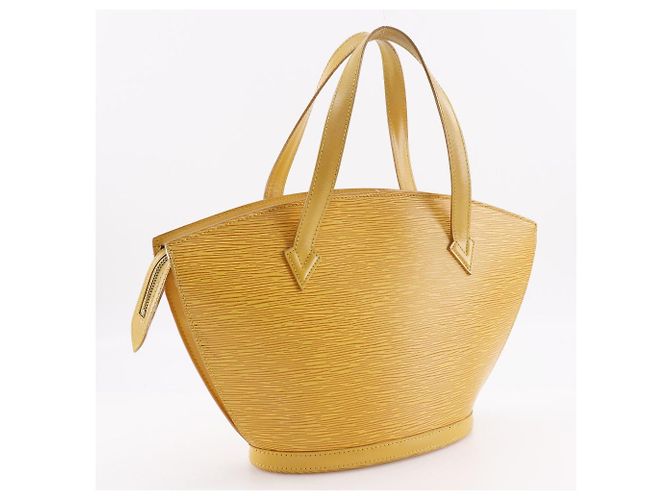 Borsa a mano Saint Jacques Epi Louis Vuitton Giallo - vista 3