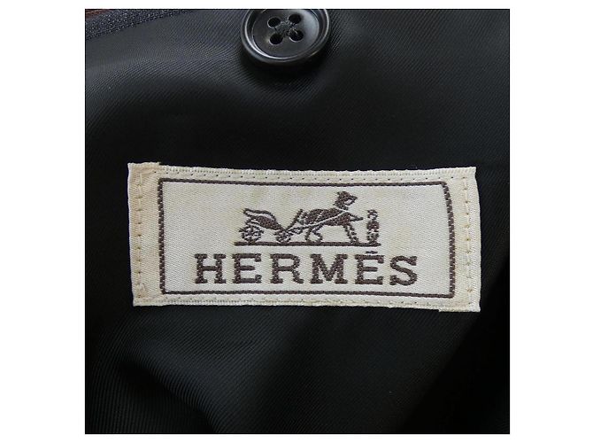 Hermès Giacca Hermes Marrone - vista 4
