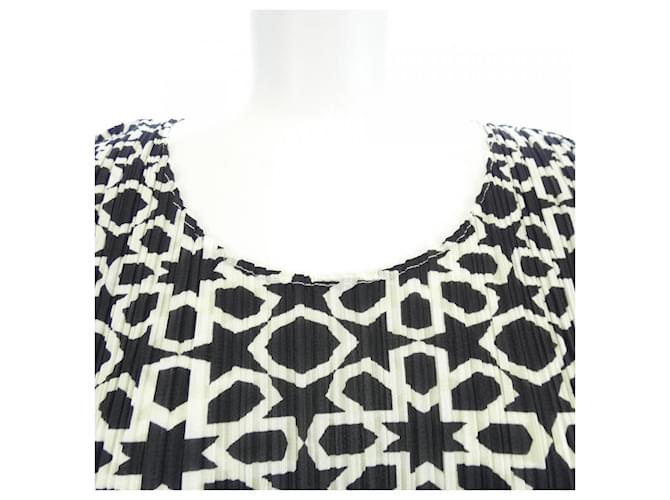 Autre Marque Top Pleats Please Negro - vista 4