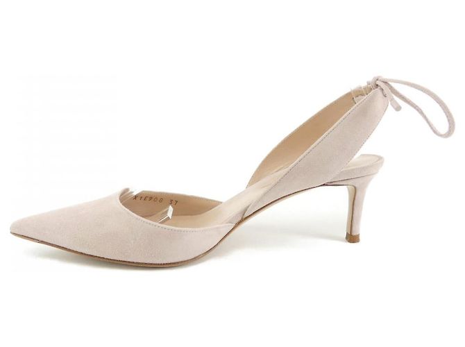 Décolleté in pelle Giorgio Armani Rosa - vista 2